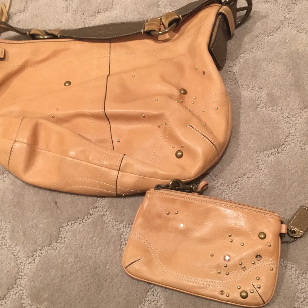 Coach Bag and matching Wristlet